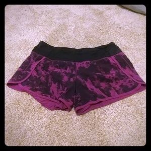 Lululemon purple shorts EUC